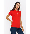Червена дамска памучна блуза Modelia-4 снимка