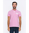 Розова памучна мъжка блуза с джоб Grady-0 снимка