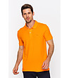 Оранжева памучна мъжка блуза Herbert-2 снимка