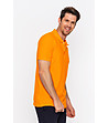 Оранжева памучна мъжка блуза Herbert-3 снимка