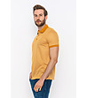 Мъжка блуза в жълто с памук Rumour-4 снимка