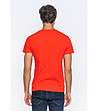 Червена памучна мъжка тениска Brent-1 снимка