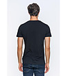 Черна памучна мъжка тениска Brent-1 снимка