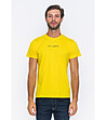 Памучна мъжка жълта тениска Nestor-0 снимка