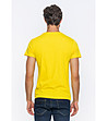 Памучна мъжка жълта тениска Nestor-1 снимка