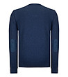 Памучен тъмносин мъжки пуловер Avorio-1 снимка