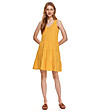 Жълта памучна рокля Tea-0 снимка