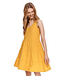 Жълта памучна рокля Tea-2 снимка