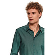 Зелена памучна мъжка риза Tom-3 снимка