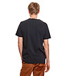 Тъмносиня памучна мъжка тениска Dereck-1 снимка