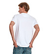 Бяла памучна мъжка тениска Duane-1 снимка