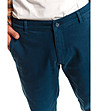 Син памучен мъжки панталон Daren-3 снимка