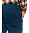Син памучен мъжки панталон Daren-4 снимка