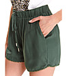 Зелени къси дамски панталонки Betty-3 снимка