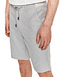 Сив памучен мъжки къс панталон Allan-3 снимка