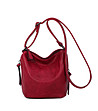 Дамска чанта за рамо в цвят малина Felipa-0 снимка