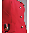 Червен костюм от сако и пола Prima-2 снимка