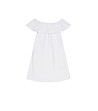 Бяла рокля с перфорации Reny-4 снимка