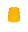 Жълта дамска блуза Telmia-4 снимка