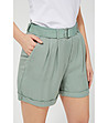 Дамски къси панталони в зелен нюанс Helena-0 снимка
