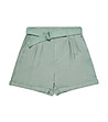 Дамски къси панталони в зелен нюанс Helena-4 снимка