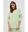 Светлозелена дамска блуза с дълъг ръкав Imena-2 снимка