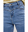 Сини дамски памучни дънки Kimmy-3 снимка