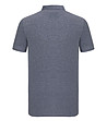 Памучна мъжка блуза в цвят антрацит-1 снимка