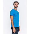 Мъжка памучна синя тениска-2 снимка