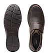 Кожени мъжки тъмнокафяви обувки Cotrell-1 снимка