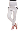 Дамски памучен панталон за бременни в светлосиво Lexa-0 снимка