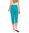Дамски панталон за бременни в цвят емералд с панделка Esta-1 снимка