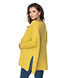 Дамски пуловер за бременни в цвят горчица Sabrina-1 снимка
