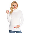 Дамски пуловер в цвят крем Laila-0 снимка