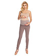Втален дамски панталон за бременни в цвят капучино Brooke-3 снимка
