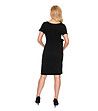 Елегантна рокля за бременни в черен цвят-1 снимка