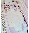 Бебешко одеяло в нюанс на цвят крем-1 снимка