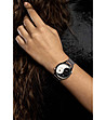 Дамски сребрист часовник с ефектна верижка Kadence-1 снимка
