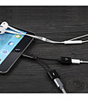 Двоен адаптер за слушалки и зареждане за iPhone-2 снимка