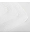 Бяла памучна хавлия 30х50 см-3 снимка