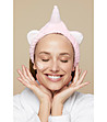 Забавна розова лента за коса Unicorn-0 снимка