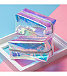 Прозрачен PVC несесер за грим в цвят хамелеон-1 снимка