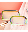 Комплект от 2 прозрачни PVC несесера в цвят хамелеон-3 снимка