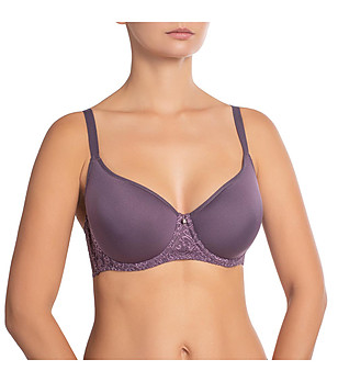 Сутиен в лилаво с лети чашки Viktoria снимка