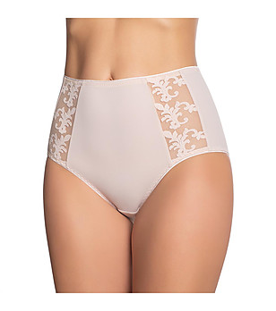 Бикини с висока талия в бежов нюанс Alex-Sandra снимка