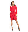 Червена рокля с памук Rinela-0 снимка