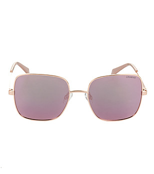 Дамски слънчеви очила в златисто и розово снимка