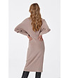 Бежова рокля от фино плетиво Marola-1 снимка