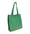 Дамска чанта от естествена кожа в зелен нюанс Elanda-1 снимка