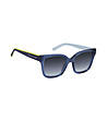 Сини дамски слънчеви очила-2 снимка